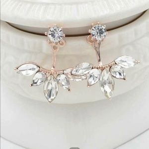 Rhinestone stud earrings